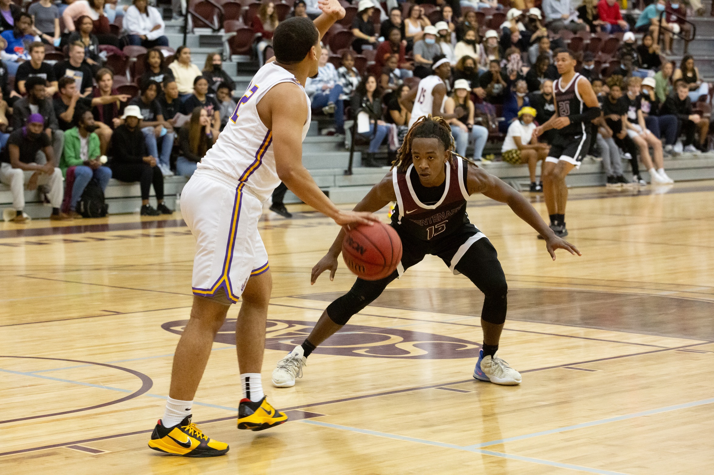 Senior G Ralph Johnson and the Gents will face crosstown foe LSUS on Tuesday night.