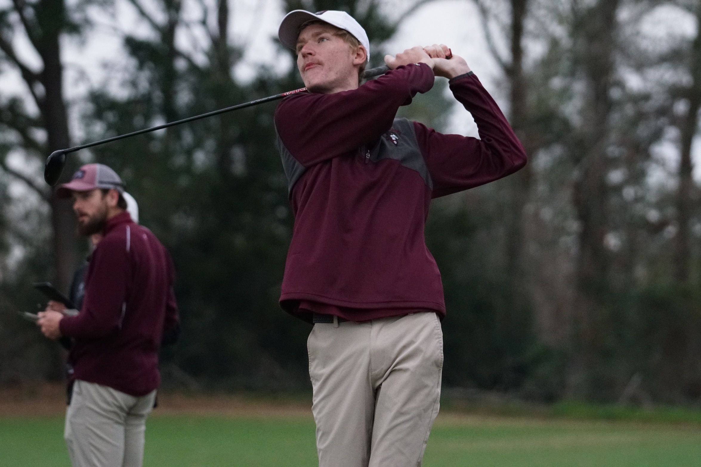 Senior&nbsp;Andrew Bennett&nbsp;(Bossier City, La.) had the Gents' best finish of Monday.