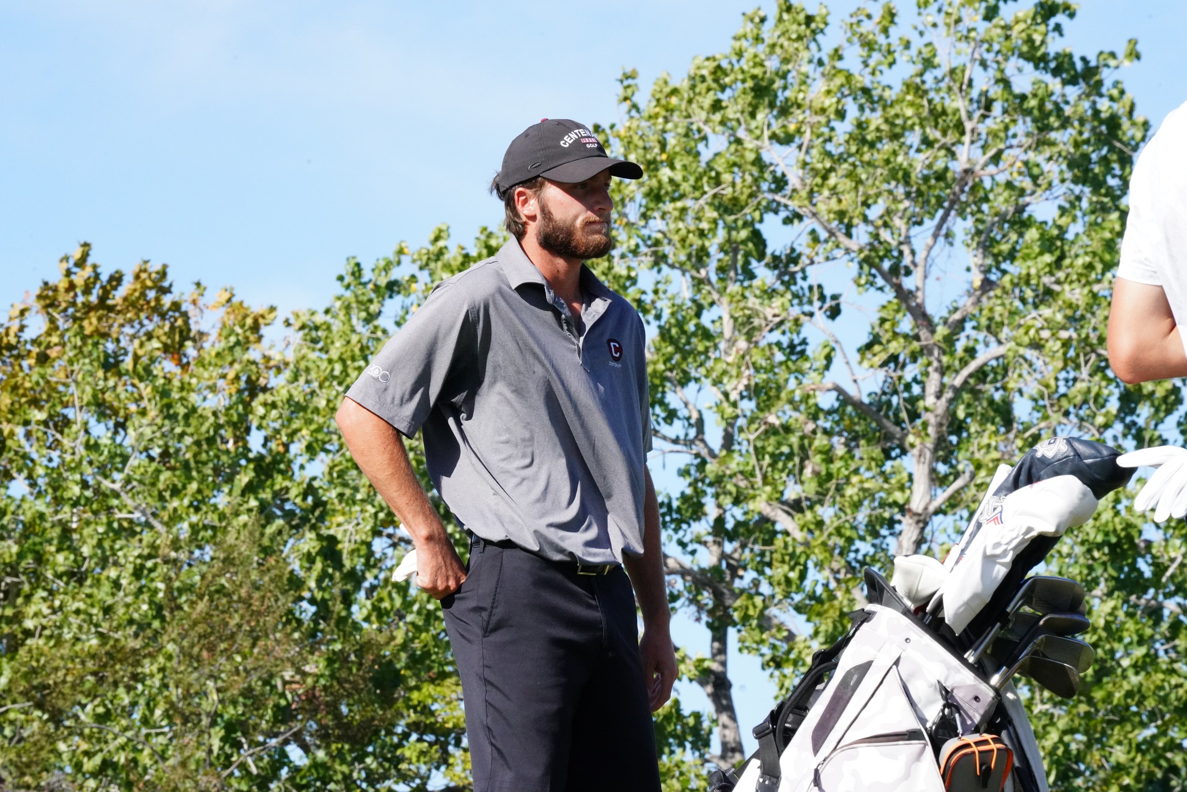 Senior Andrew Bennett and the Gents are in position for a strong finish on Tuesday in Texas.