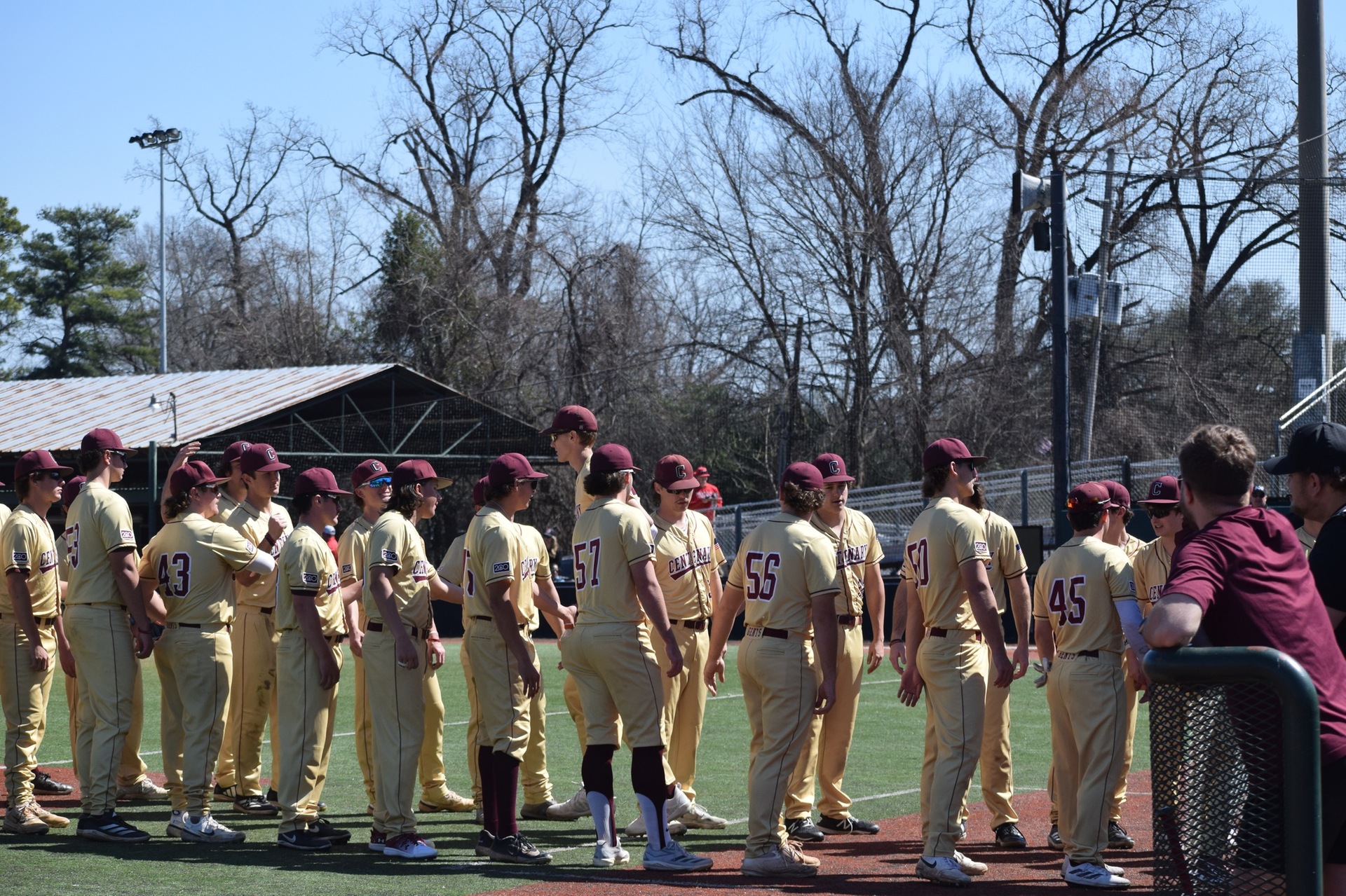 The Diamond Gents fell 5-2 to Millsaps in their home finale on Wednesday. 

PHOTO: Karen McLaughlin