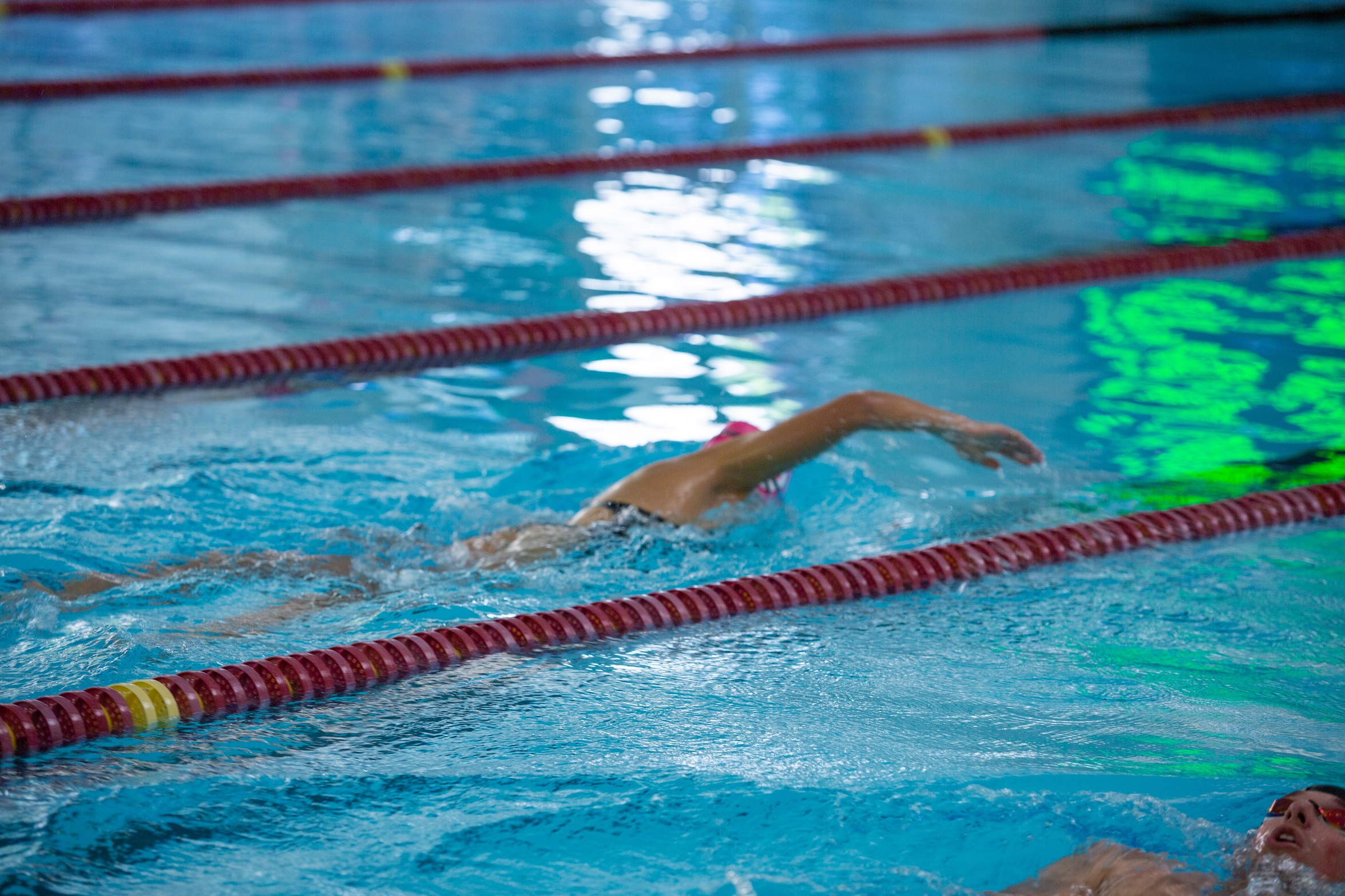 Sophomore Madeline Vacula won three more individual events on Saturday.